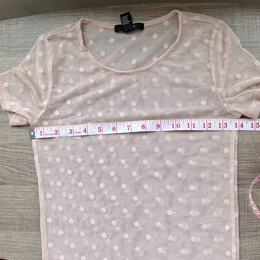 Forever 21 mesh tee - Picture 3 of 4
